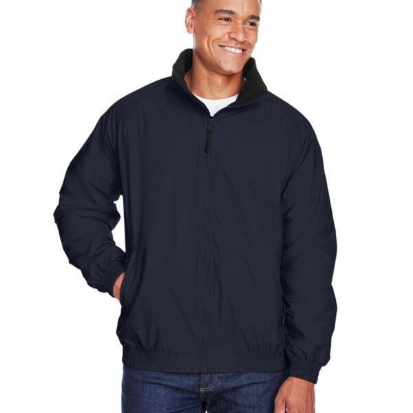 Unisex Fleece Lined Nylon Jacket Thumbnail