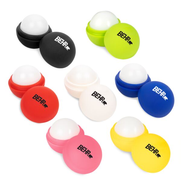 Round Soft Touch Lip Balm Thumbnail
