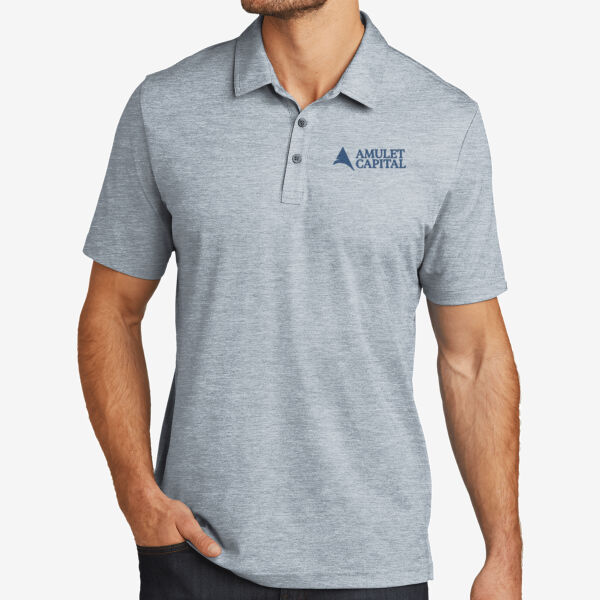   - Oceanside Heather Polo Thumbnail