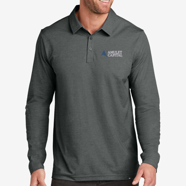  - Oceanside Heather Long Sleeve Polo Thumbnail