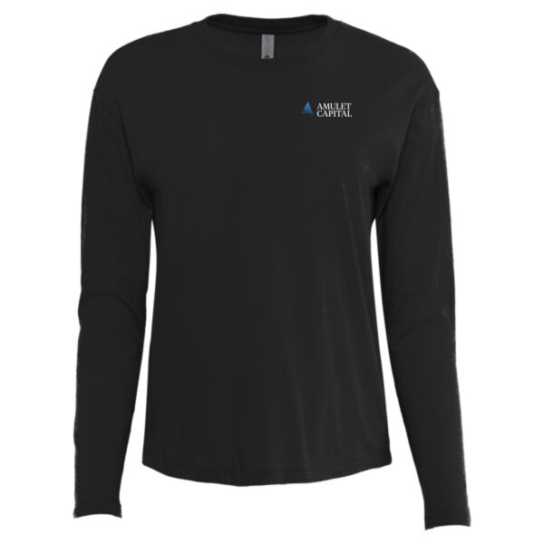   - Women's Cotton Relaxed Long Sleeve T-Shirt Thumbnail