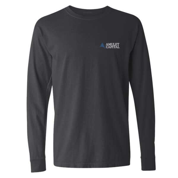   - Unisex Garment-Dyed Heavyweight Long Sleeve T-Shirt Thumbnail