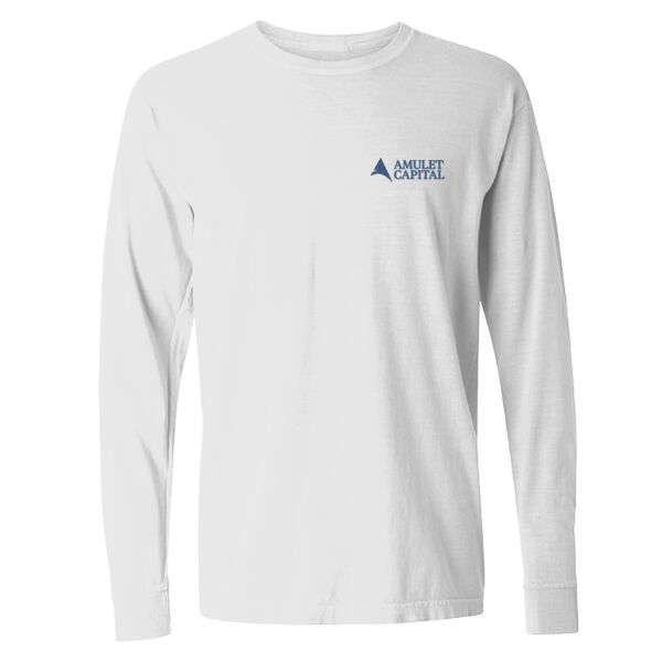   - Unisex Garment-Dyed Heavyweight Long Sleeve T-Shirt Thumbnail