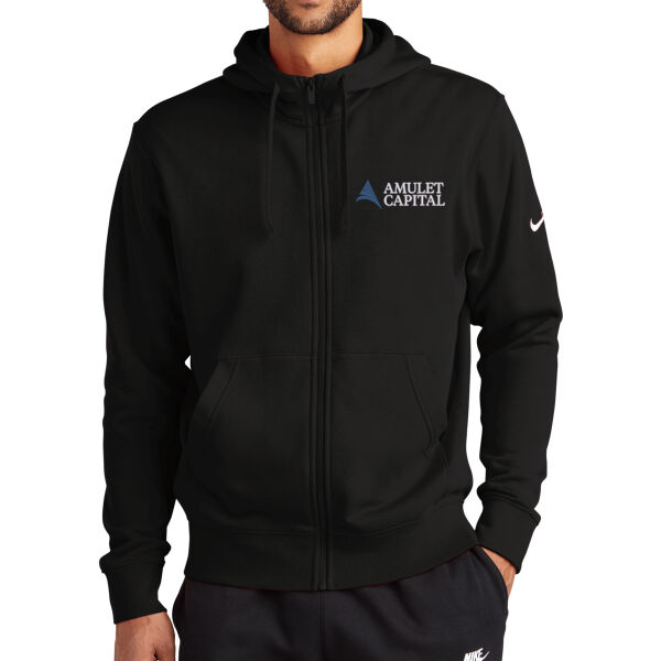   - Club Fleece Sleeve Swoosh Full Zip Hoodie Thumbnail